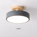 Axyaa Wooden Round Ceiling Light for Home, Bedroom, Bathroom & More