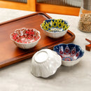 Axyaa Ceramic Condiment Dishes Set - Japanese-style Snack Dishes - Exquisite Dipping Sauce
