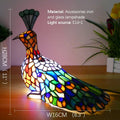 Axyaa Stained Glass Animal Table Lamp for Living Room, Bedroom, Children's Room.