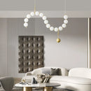 Axyaa Pearl Design LED Pendant Light for Luxury Modern Living Room Dining Bedroom