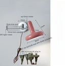 Axyaa Milky Green LED Wall Sconce - Modern Nordic Iron Art Lamp