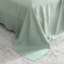Axyaa Bamboo Flat Sheet: Luxury Silky Bed Cover, Single-Double-King-Queen Sizes