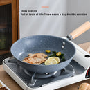 Axyaa Non-Stick Frying Pan Wok Set for Home Kitchen Induction Gas Stove Cooking