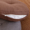 Axyaa Japanese Style Large Round Seat Cushion - Detachable & Washable