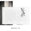 Axyaa Hotel Jacquard Floor Towel Pure Cotton Non-Slip White Bathroom Mat