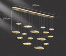 Axyaa Modern Dining Room Pendant Lights LED Chandelier Ceiling Lamp