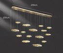 Axyaa Modern LED Chandelier Pendant Ceiling Lamp for Indoor Dining Room Lighting