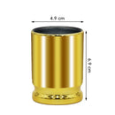Axyaa 90ML Golden Bullet Cups - Pack of 4 - Ideal for Outdoor Enthusiasts