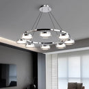 Axyaa Modern Indoor LED Chandelier Ceiling Lamp for Dining Room and Living Room