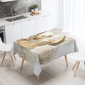 Axyaa Eid Mubarak Mosque Tablecloth: Waterproof, Anti-fouling, Islamic Home Decor
