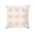 Axyaa Pink Blue Abstract Plants Floral Pillows Case - Modern Art Decor Sofa Couch