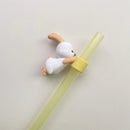 Axyaa Silicone Straw Covers for Starbucks 30oz Cup - Reusable Straw Cap Stopper