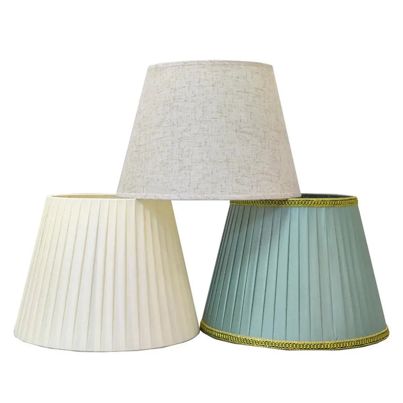 Beige Fabric Lampshade for Floor and Table Lamps - Axyaa Brand