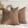 Axyaa Corduroy Solid Pillowcase Cojines Throw Cover Home Decor 30x50/40x40/45x45/50x50cm