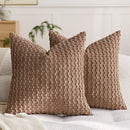 Axyaa Corduroy Solid Pillowcase Cojines Throw Cover Home Decor 30x50/40x40/45x45/50x50cm