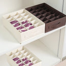 Axyaa Socks Underwear Organizer: Washable Drawer Storage Box for Lingerie, Bras, Socks, Leggings
