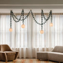 Axyaa Nordic Glass Ball Pendant Light for Home & Office Decor