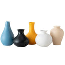 Axyaa Handmade Terracotta Ceramic Vases Set of 5 - Home Decor & Christmas Centerpiece