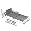 Axyaa Sink Drying Rack & Kitchen Organizer for Bowls, Plates, Cutlery & Tableware