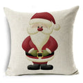 Christmas Santa Claus Pillowcase: Axyaa Linen Decoration for Car Sofa 45cm * 45cm