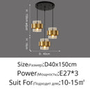 Axyaa Nordic Minimalist Golden Pendant Lights for Luxury Aesthetic in Aisle, Restaurant & Bedroom