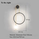 Axyaa Modern Bedroom Wall Lamp with Simple Design for Living Room & Hallway