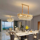 Axyaa Luxury Crystal Chandelier Pendant Light for Living Room and Bedroom