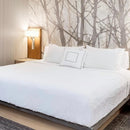 Axyaa Queen Size Cotton Blend Bedspread | Lightweight & Breathable Ripple Design