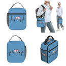 Axyaa Insulated Lunch Bag - Portable Thermal Cooler for Picnic