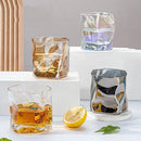 Axyaa Premium Whisky Glasses Set | Twisting Beer Glass Cup for Scotch Bourbon | Stylish Men's Gift