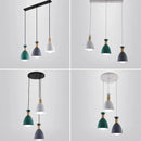 Axyaa Nordic Macaron Dining Table Light: Modern & Simple Circular Lamp for Bar Counter