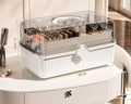 Axyaa 3-Layer Plastic Craft Organizer Box with Handle
