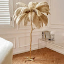 Axyaa Feather LED Floor Lamp: Elegant Nordic Standing Light for Home Decor