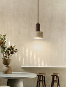 Axya Modern Cream LED Pendant Lamp - Retro Nordic Ceiling Lighting