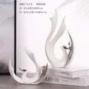 Axyaa European Ceramic Phoenix Ornament Set for High-End Home Decor