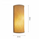 Bamboo Wall Light Sconce by Axyaa - Southeast Asia Style LED Fixture