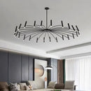 Axyaa Modern LED Ceiling Chandelier for Living Room, Metal Pendant Lamps Fixtures