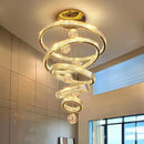 Nordic Home Decoration Stair Chandelier Living Room Dining Pendant Lights Ceiling Light Axyaa