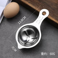 Axyaa Stainless Steel Egg White Separator Yolk Filter Spoon Divider Funnel