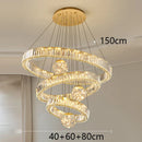 Axyaa Crystal Chandelier Pendant Light for Living Room Bedroom Ceiling, Luxury Indoor Lighting