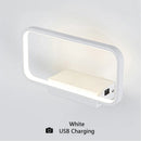 Axyaa LED Wall Light 12W Touch Switch 3 Colors USB Charge Dimming
