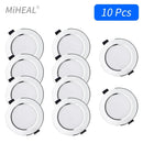 Axyaa LED Downlight: 5W-15W Three-color Dimmable Recessed Ceiling Spotlight
