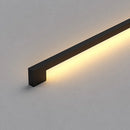 Axyaa Sleek Black Strip Wall Lamp for Minimalist Decor
