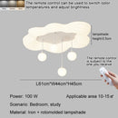 Axyaa Bubble Cloud Bear Ceiling Lamp: French Cream Style for Master Bedrooms & Kids Rooms