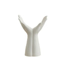 Axyaa Ceramic Hand Vase for Home Decor & Flower Arrangement