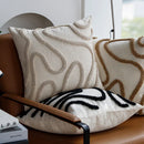 Axyaa Tufted Chenille Cushion Cover 45x45cm for Living Room Sofa Decoration
