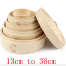 Axya Bamboo Steamer Set for Cooking Fish, Rice, Vegetables, and Snacks
