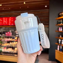 Axyaa Stainless Steel Thermal Coffee Thermos Bottle - Leakproof Vacuum Flask