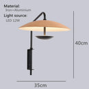 Axyaa Nordic UFO LED Wall Lamp: Retro Decorative Lighting for Home & Business