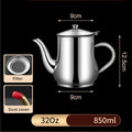 Axyaa Stainless Steel Oil Pot Flask for Kitchen Oil Storage and Dispensing
